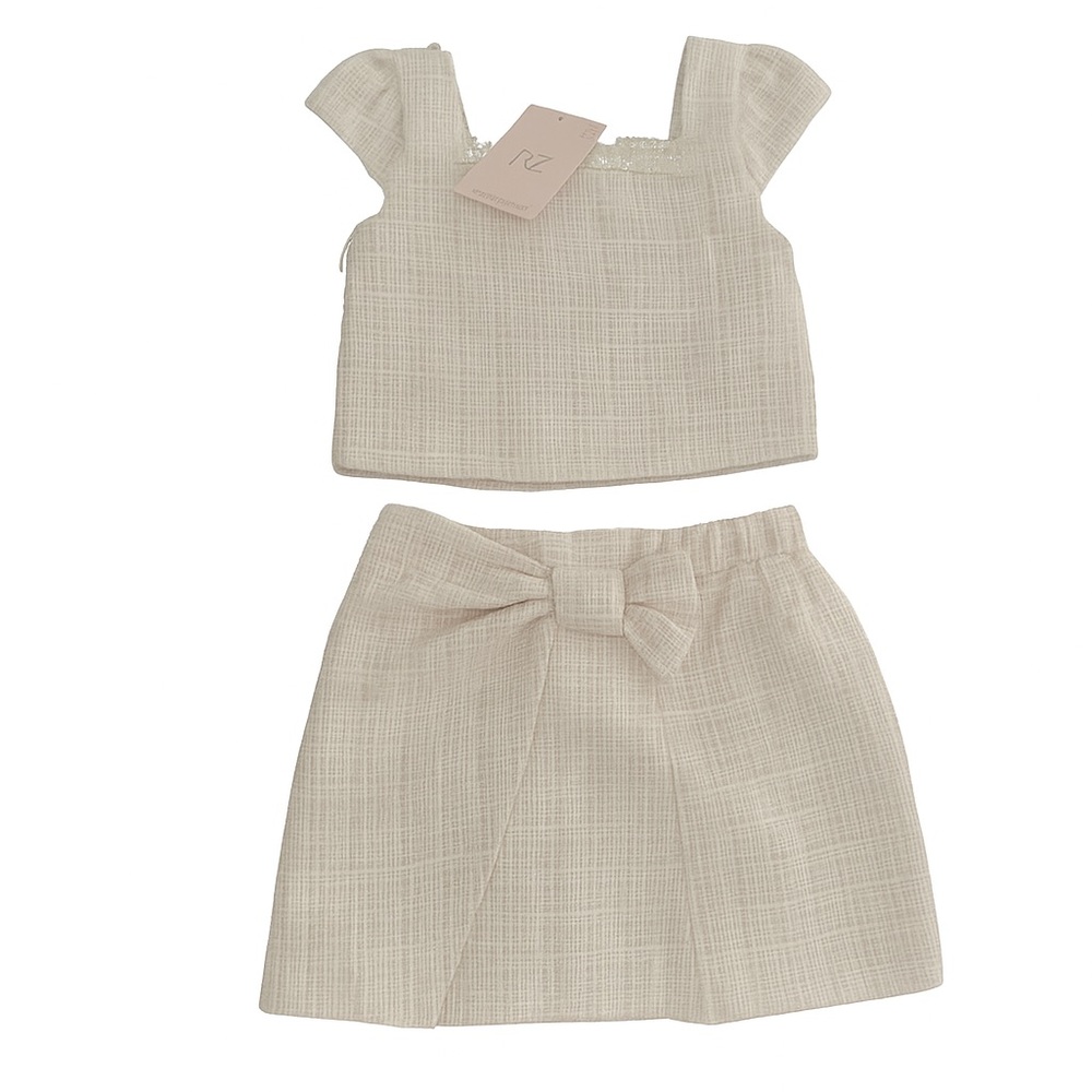 Rachel Zoe Cream Kids Matching Set